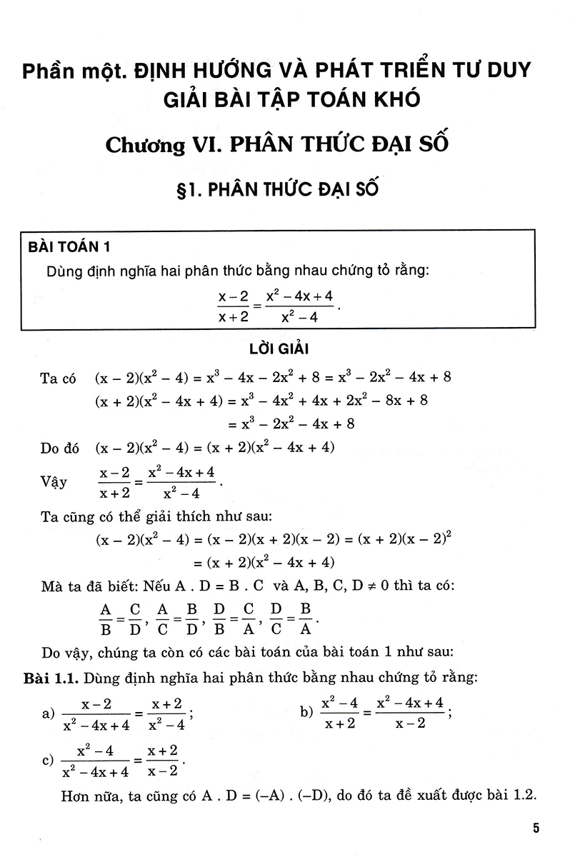 bộ định hướng và phát triển tư duy giải bài tập toán khó lớp 8 - tập 2 - Ảnh 3
