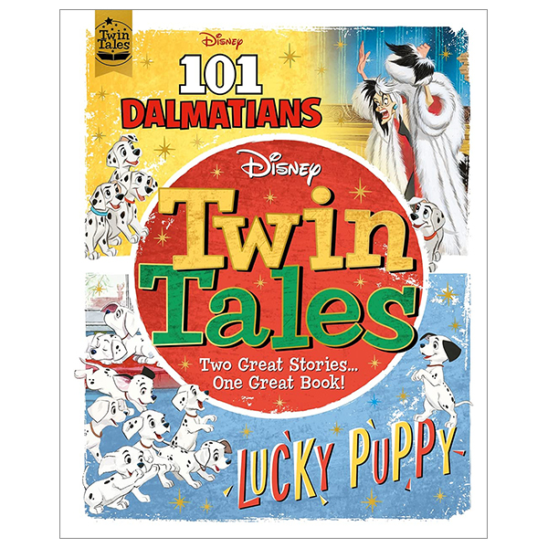 bộ disney classics: twin tales: 101 dalmatians/ lucky puppy