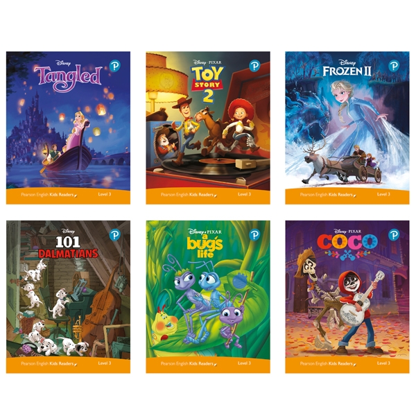 bộ disney kids readers level 3 pack of 6