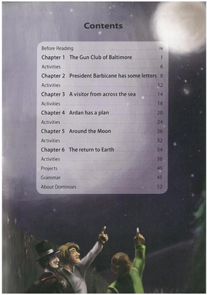 bộ dominoes: one: from the earth to the moon: world literature level 1 - Ảnh 4