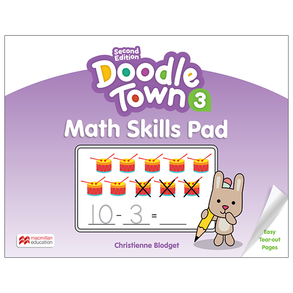 bộ doodle town level 3 math skills pad 2nd edition