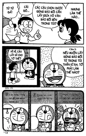 bộ doraemon đố vui tập 3 - doraemon quá khứ và tương lai (tái bản 2019) - Ảnh 10
