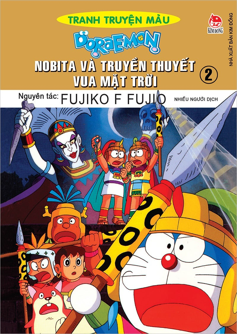 bộ doraemon - tranh truyện màu - nobita và truyền thuyết vua mặt trời - tập 2 (tái bản 2023) - Ảnh 2