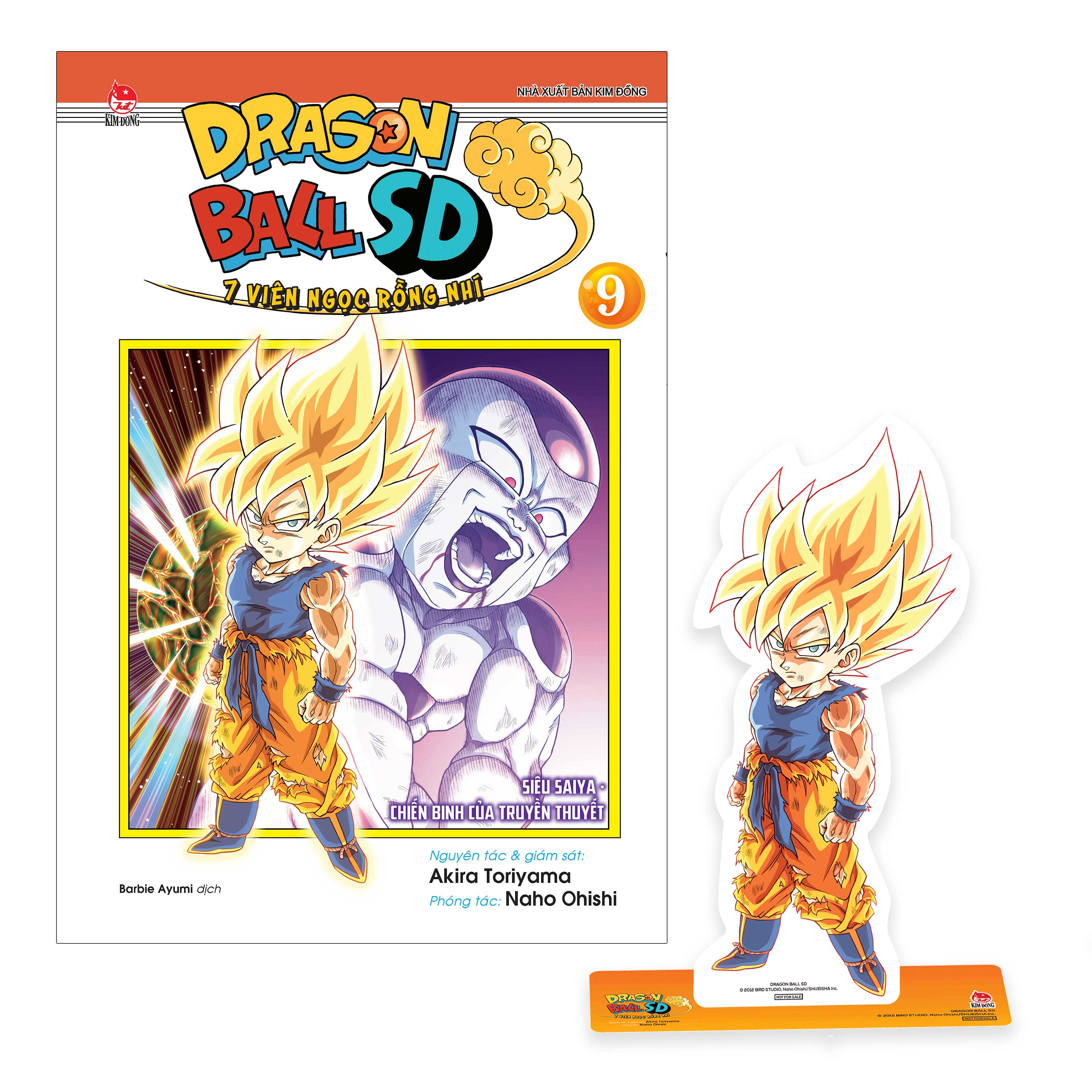 Bộ Dragon Ball SD - 7 Viên Ngọc Rồng Nhí - Tập 9 - Siêu Saiya - Chiến Binh Của Truyền Thuyết - Tặng Kèm Standee - Ảnh 2