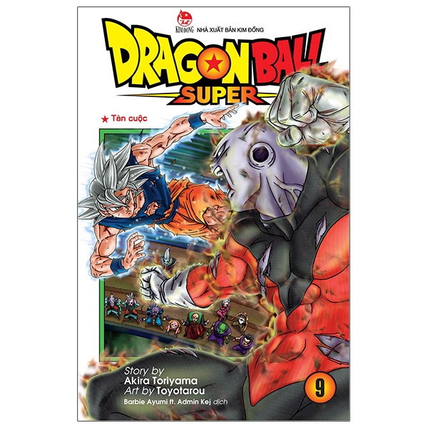 bộ dragon ball super - tập 9 - tàn cuộc (tái bản 2022)