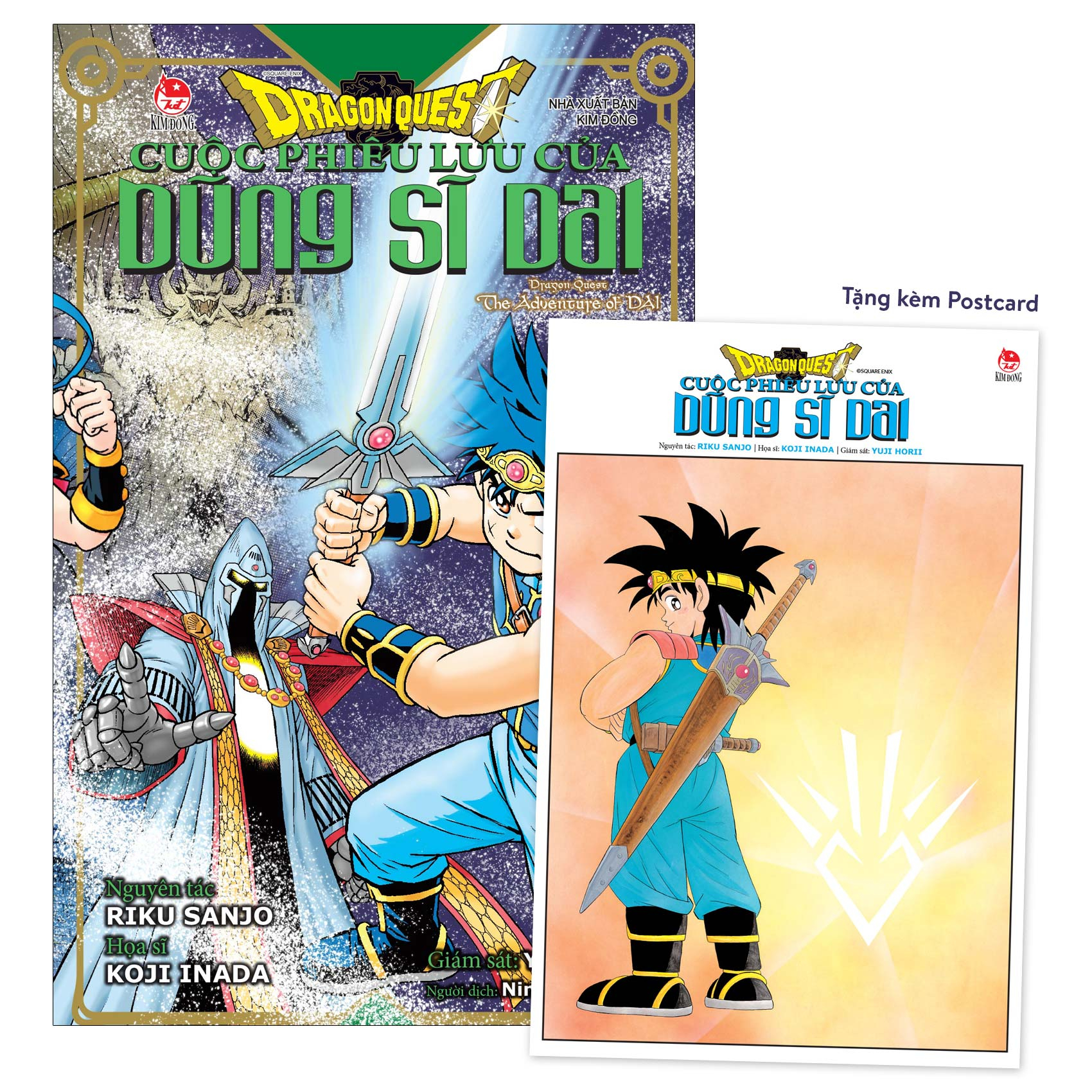 Bộ Dragon Quest - Cuộc Phiêu Lưu Của Dũng Sĩ Dai - Tập 10 - Kị Sĩ Rồng V - Tặng Kèm Postcard + Clear Card - Ảnh 2