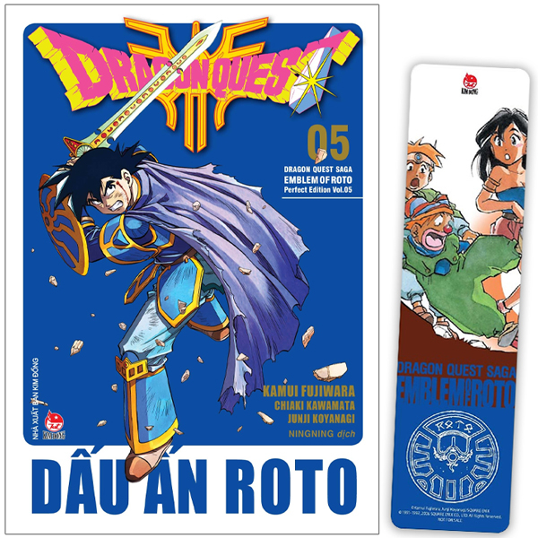 bộ dragon quest - dấu ấn roto - perfect edition - tập 5 - tặng kèm bookmark pvc