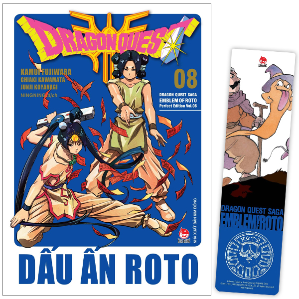 bộ dragon quest - dấu ấn roto - perfect edition - tập 8 - tặng kèm bookmark pvc