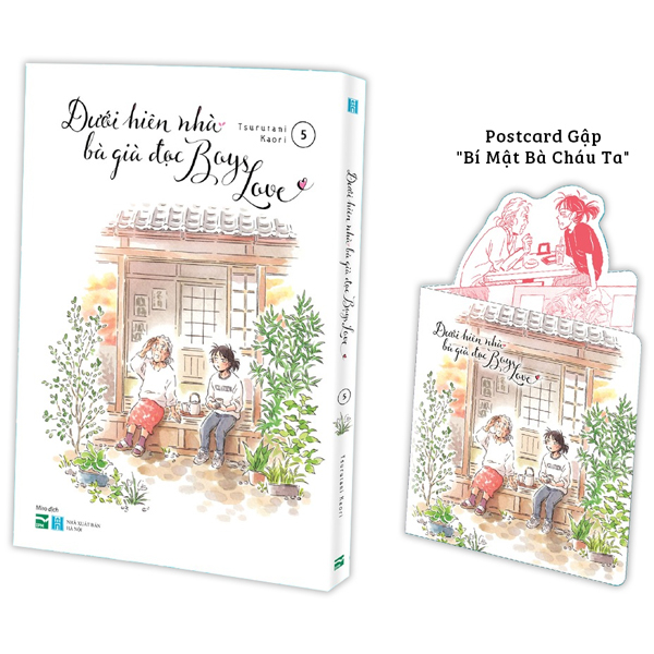 bộ dưới hiên nhà bà già đọc boys love - tập 5 - không box - tặng kèm postcard gập "bí mật bà cháu ta"