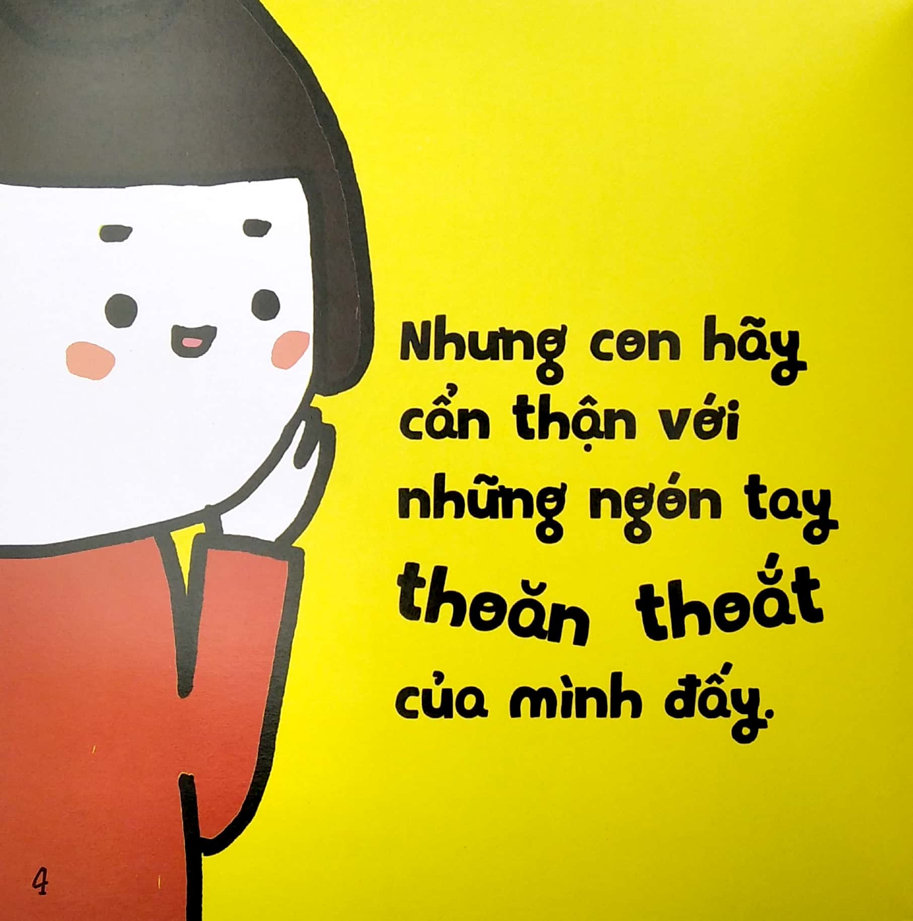 bộ ehon kỹ năng sống - tập 8 - miu bé nhỏ - đừng mút tay nhé! (dành cho độ tuổi 1-6) (tái bản 2023) - Ảnh 4