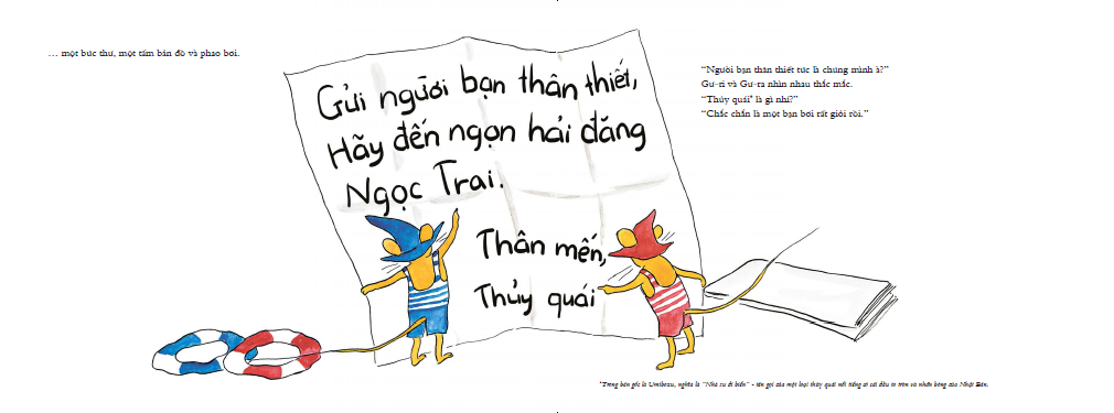bộ ehon - mọt sách mogu - gư-ri và gư-ra đi tắm biển (từ 1 - 6 tuổi) - Ảnh 6