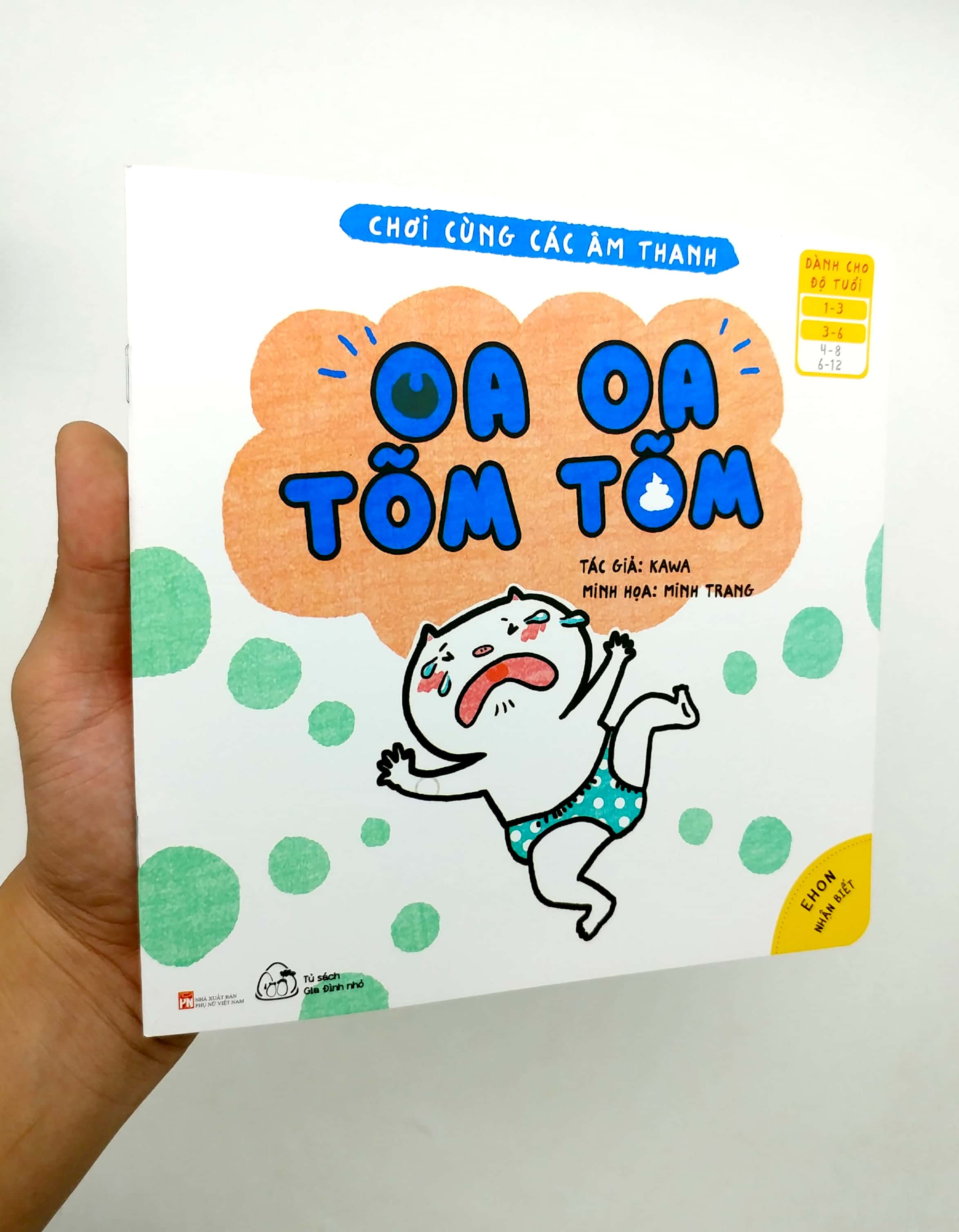 bộ ehon nhận biết - chơi cùng các âm thanh - oa oa tõm tõm (từ 1 - 6 tuổi) - Ảnh 7