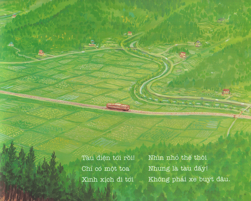 bộ ehon - thực phẩm tâm hồn cho bé - tàu điệntới rồi (tái bản 2021) - Ảnh 10