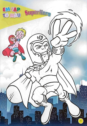 bộ em tập tô màu - super hero siêu nhân 4 - Ảnh 3