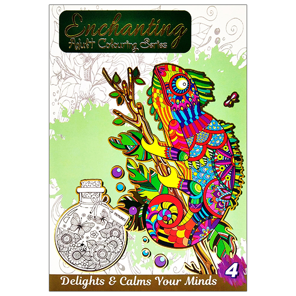 bộ enchanting adult colouring series - book 4