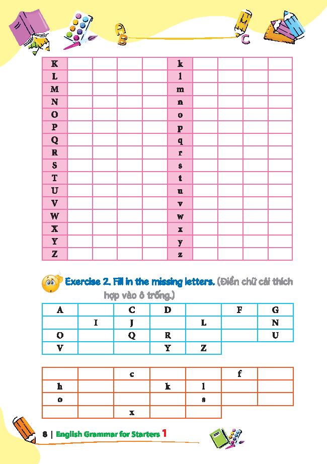 bộ english grammar for starters 1 (có đáp án) - Ảnh 5