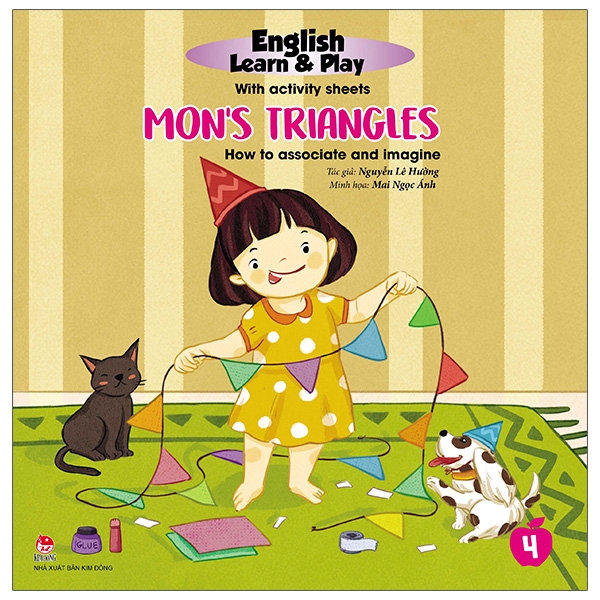 bộ english learn & play 4 - monℹs triangles - how to associate and imagine