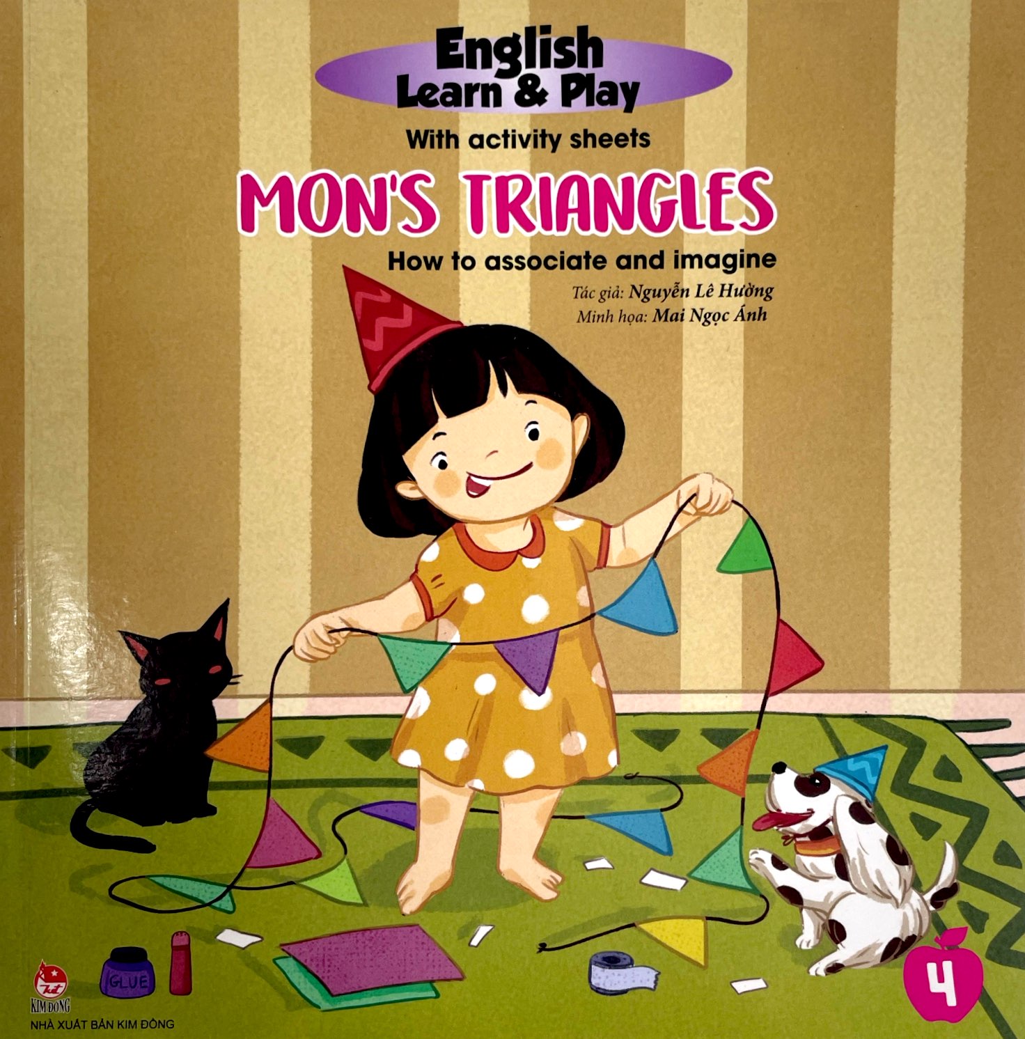 bộ english learn & play 4 - monℹs triangles - how to associate and imagine - Ảnh 2