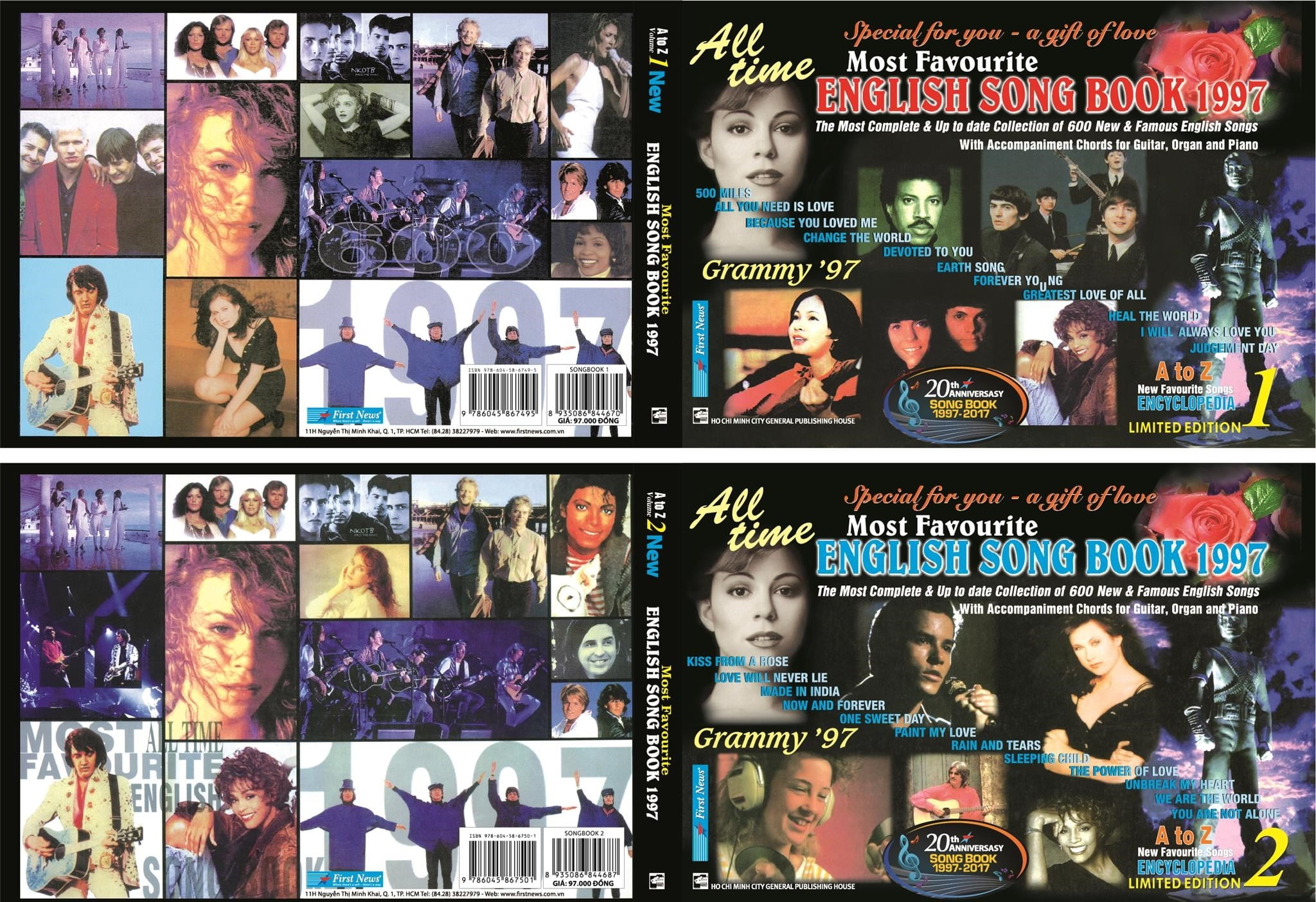 bộ english song book 1997- tập 1 - Ảnh 2