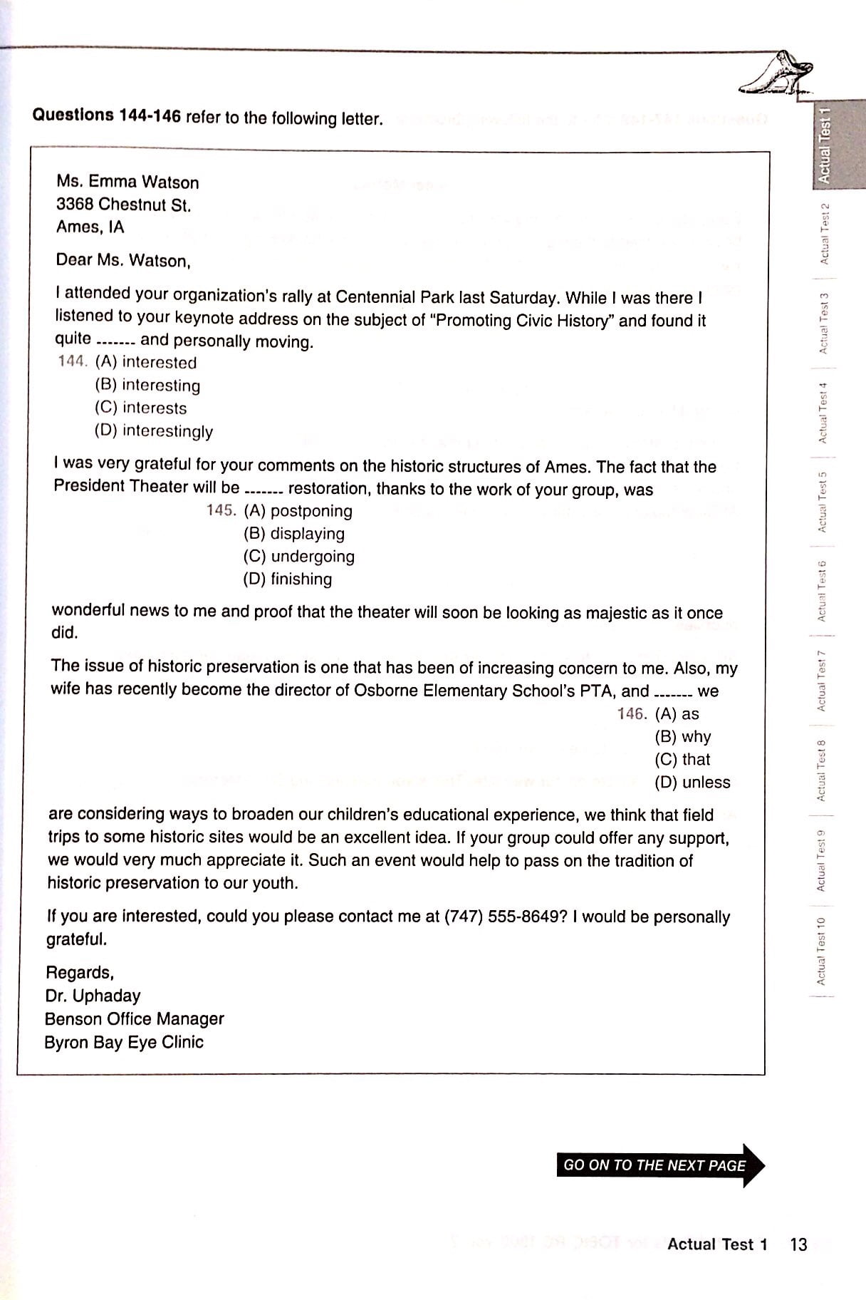 bộ essential test for toeic rc 1000 vol 2 (không cd) - Ảnh 9