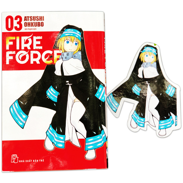 bộ fire force - tập 3 - tặng kèm bookmark giấy hình nhân vật