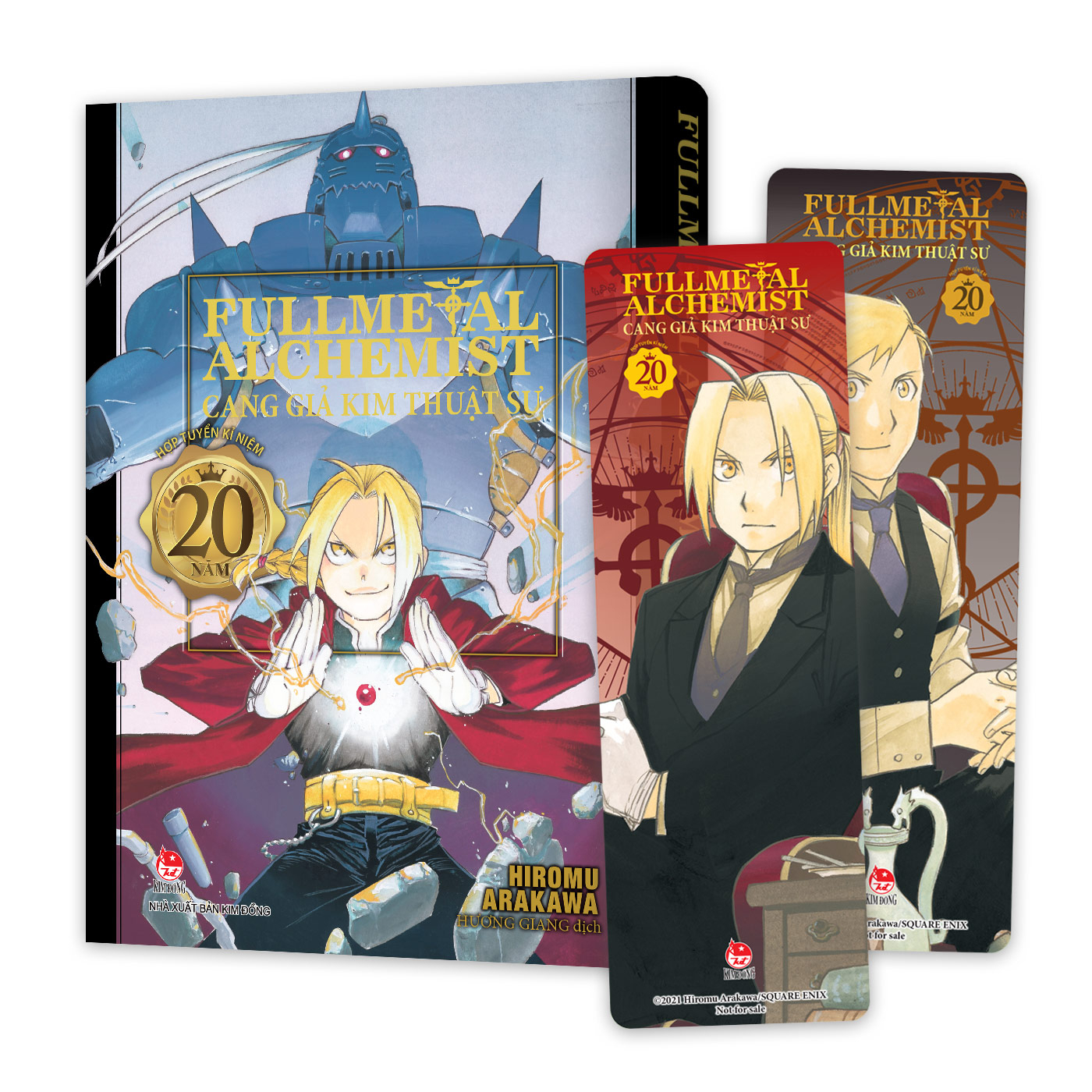 Bộ Fullmetal Alchemist - Cang Giả Kim Thuật Sư - Hợp Tuyển Kỉ Niệm 20 Năm - Tặng Kèm 2 Bookmark Nhựa Trong + 1 Poster - Ảnh 2