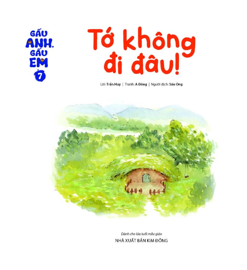 bộ gấu anh - gấu em - tập 7 - tớ không đi đâu! - Ảnh 3