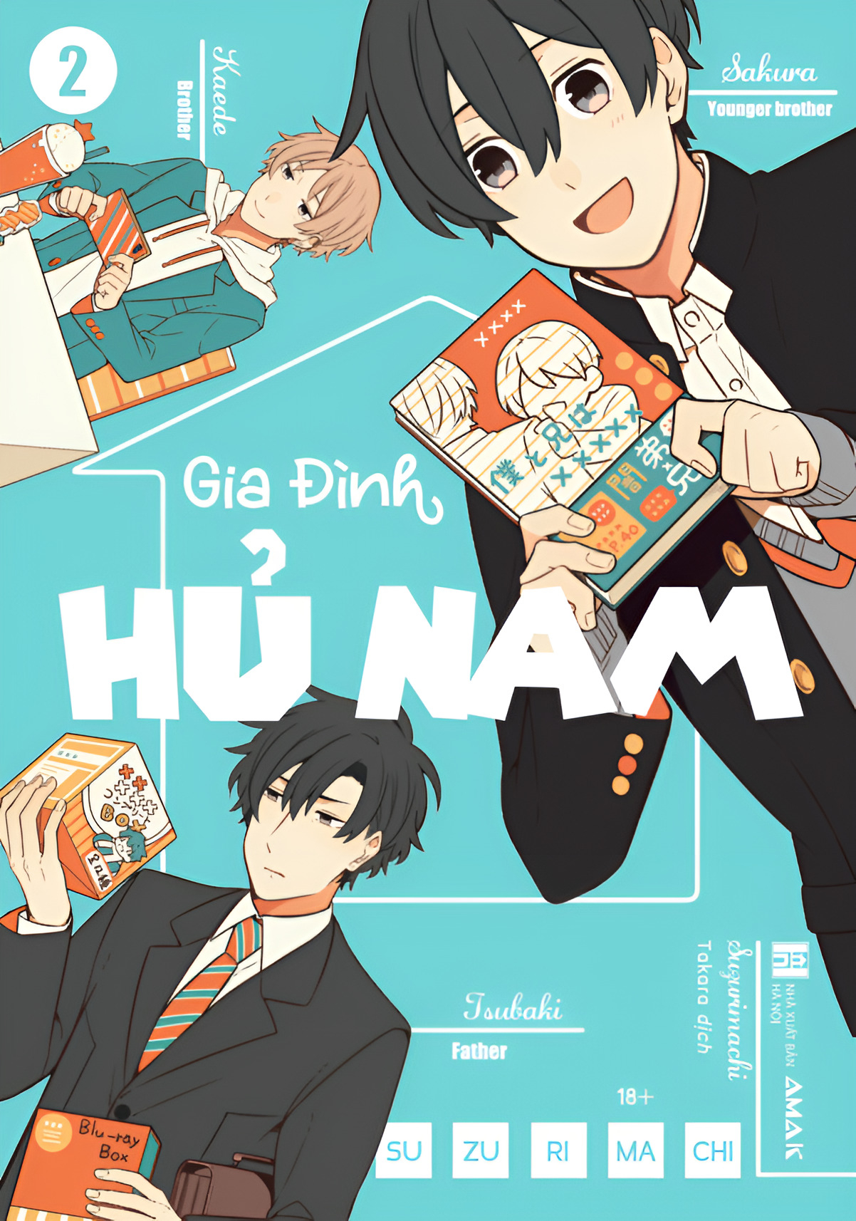 Bộ Gia Đình Hủ Nam - Tập 2 - Tặng Kèm Sticker Bế Hình + Standee Giấy Bồi Cứng - Ảnh 3