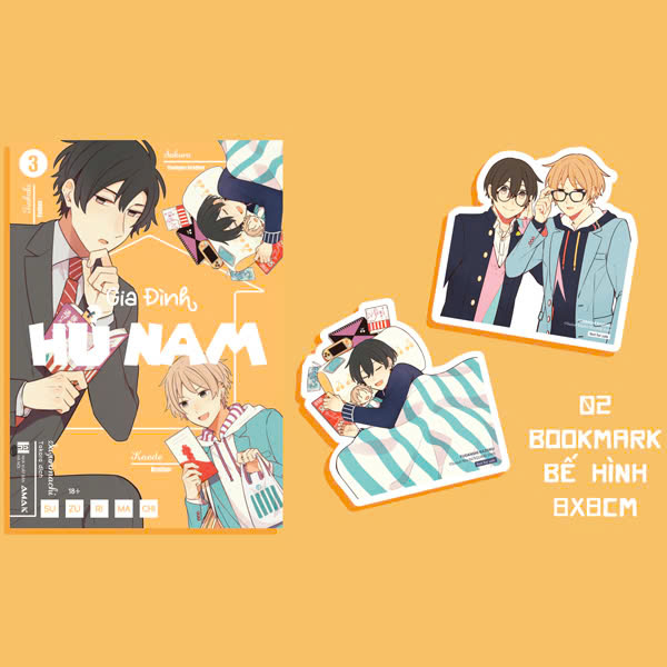 Bo
						
										
										Gia Dinh Hu Nam - Tap 3 - Tang Kem 2 Bookmark Be Hinh