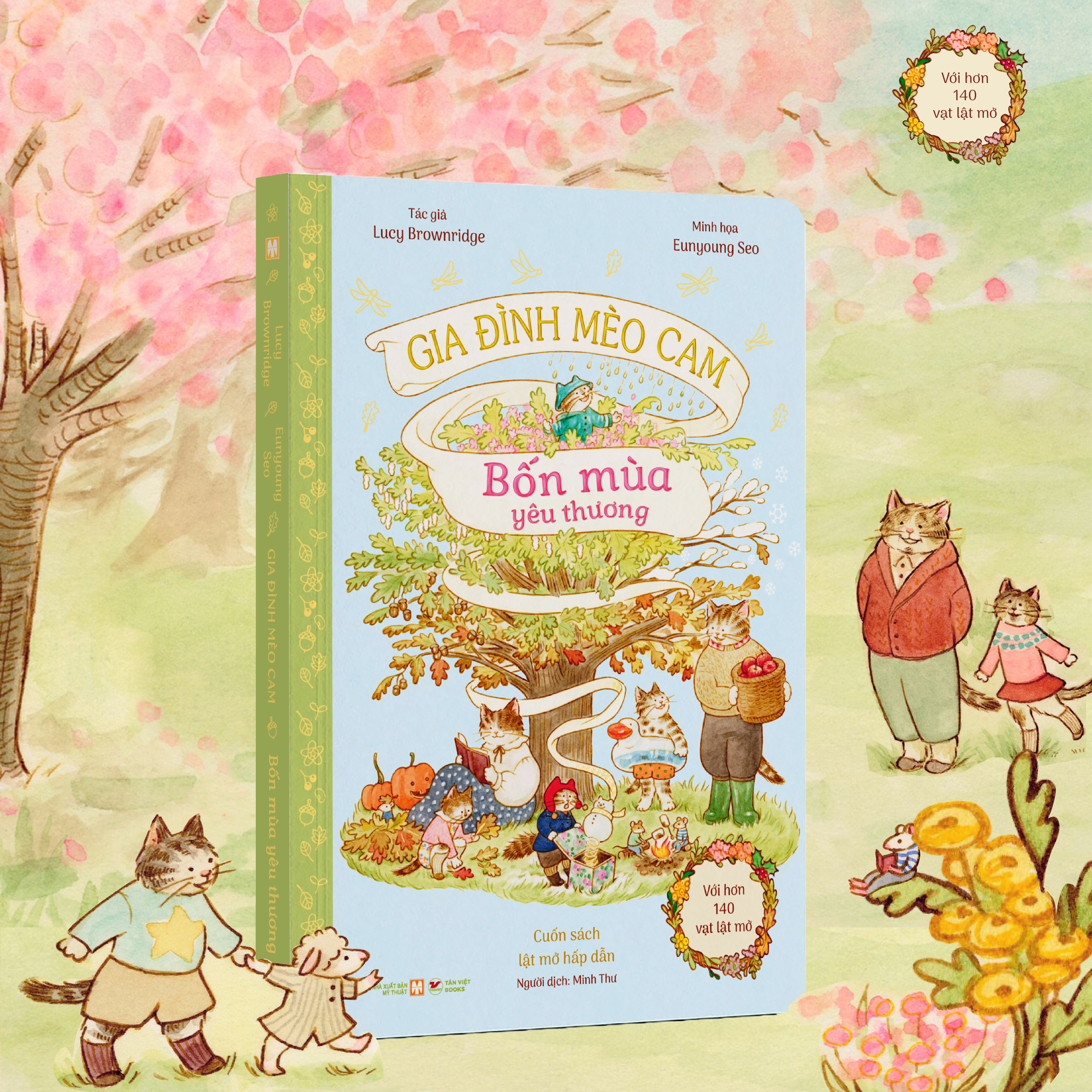 Bộ Gia Đình Mèo Cam - Bốn Mùa Yêu Thương - Bìa Cứng (Tái Bản 2026) - Ảnh 3
