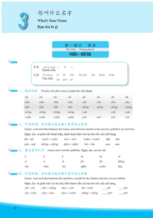bộ giáo trình phát triển hán ngữ nghe - sơ cấp 1 - Ảnh 10