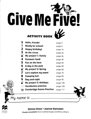 bộ give me five! level 1 activity book with digital activity book - Ảnh 3