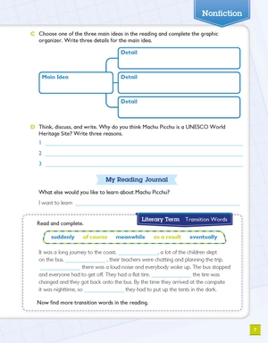 bộ global stage level 6 literacy book and language book with navio app - Ảnh 7