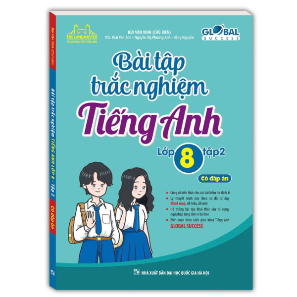 bộ global success - bài tập trắc nghiệm tiếng anh lớp 8 - tập 2