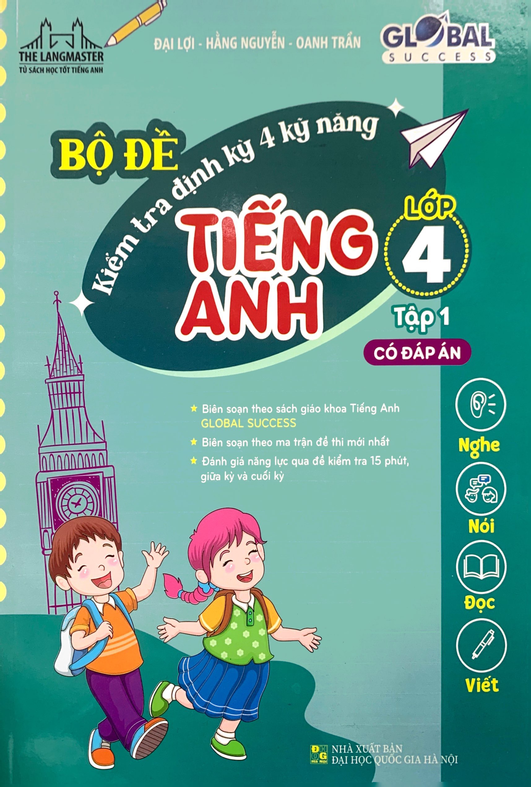 bộ global success - bộ đề kiểm tra định kỳ 4 kỹ năng tiếng anh lớp 4 - tập 1 (có đáp án) - Ảnh 2