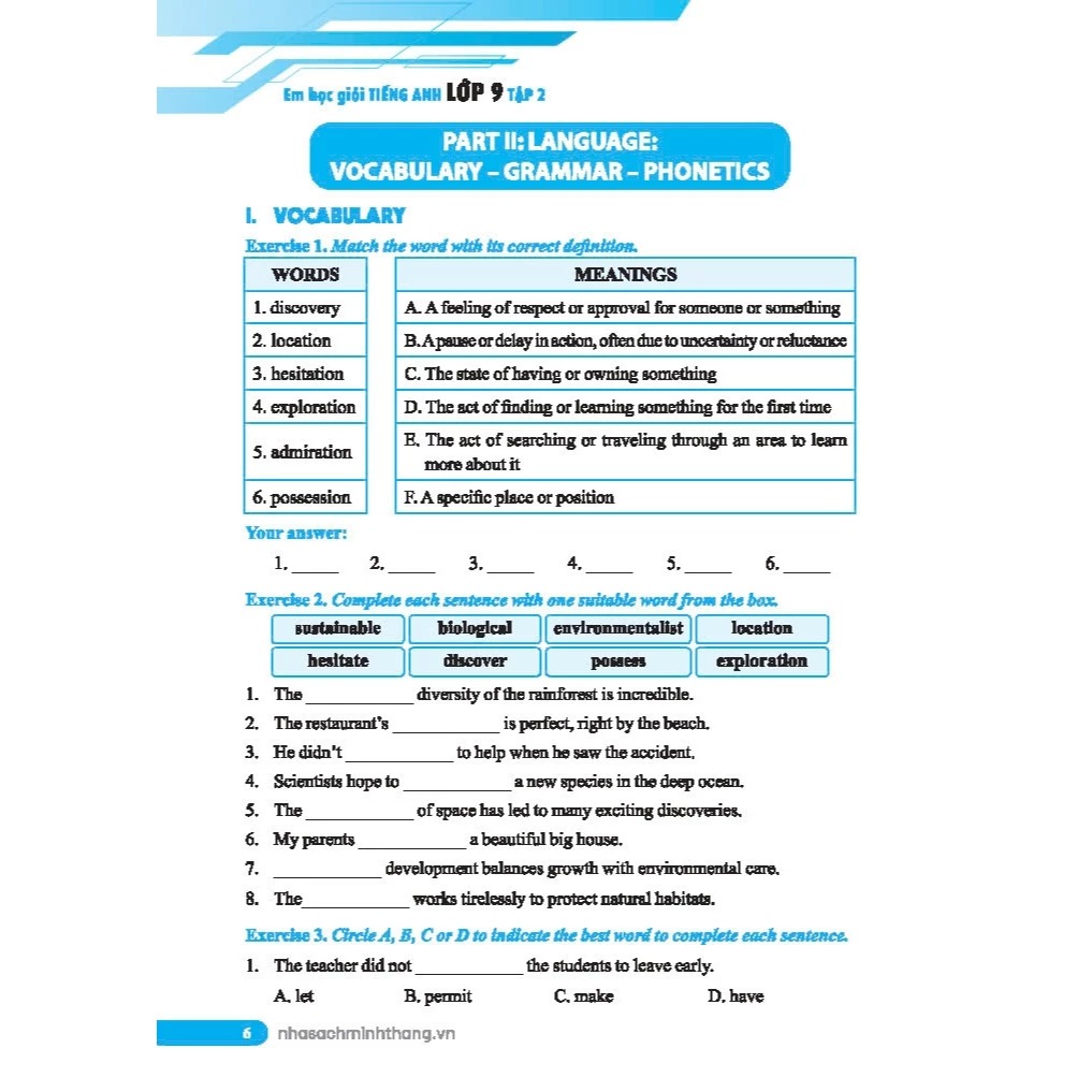 Bộ Global Success - Em Học Giỏi Tiếng Anh Lớp 9 - Tập 2 (Có Đáp Án) - Ảnh 7