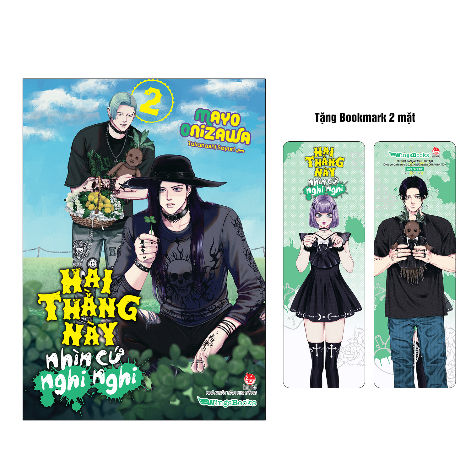 Bộ Hai Thằng Này Nhìn Cứ Nghi Nghi - Tập 2 - Tặng Kèm Bookmark 2 Mặt - Ảnh 2