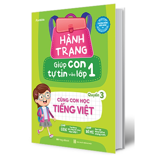 bộ hành trang giúp con tự tin vào lớp 1 - quyển 3: cùng con học tiếng việt