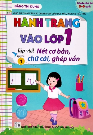 bộ hành trang vào lớp 1 - tập viết nét cơ bản, chữ cái, ghép vần - quyển 1 - Ảnh 2