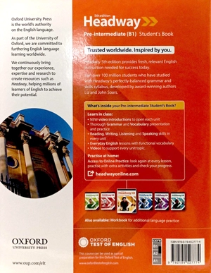 bộ headway 5th edition: pre-intermediate: student's book b with online practice (units 7 - 12) - Ảnh 3