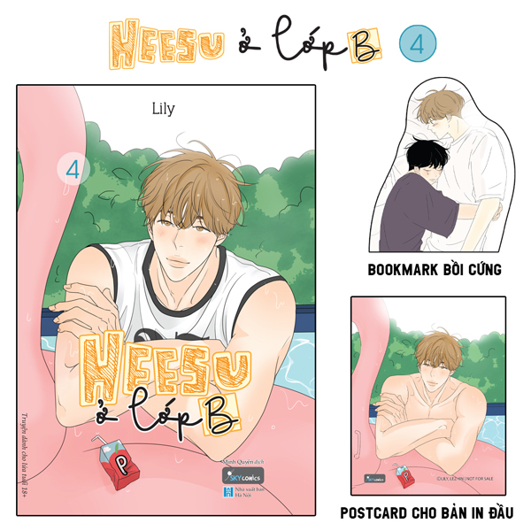 bộ heesu ở lớp b - tập 4 - tặng kèm bookmark bế hình bồi cứng + postcard bồi cứng