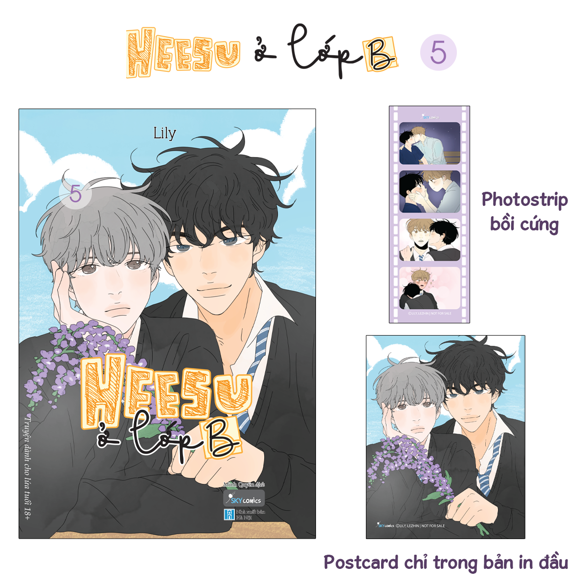 Bộ Heesu Ở Lớp B - Tập 5 - Tặng Kèm Photostrip Bồi Cứng + Postcard Bồi Cứng - Ảnh 2