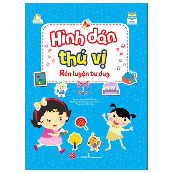 bộ hình dán thú vị, rèn luyện tư duy 3