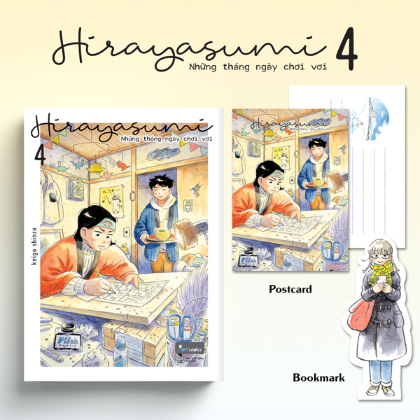 Bo
						
										
										Hirayasumi - Nhung Thang Ngay Choi Voi - Tap 4 - Tang Kem Bookmark Nhan Vat + Postcard Boi Cung