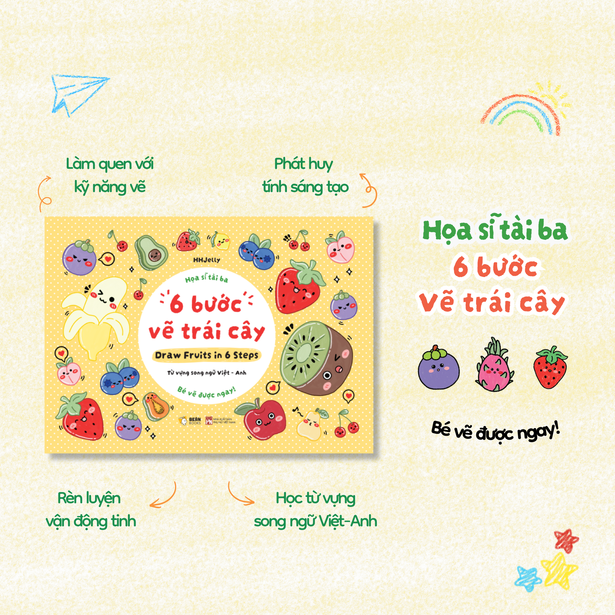 Bộ Họa Sĩ Tài Ba - 6 Bước Vẽ Trái Cây - Ảnh 3