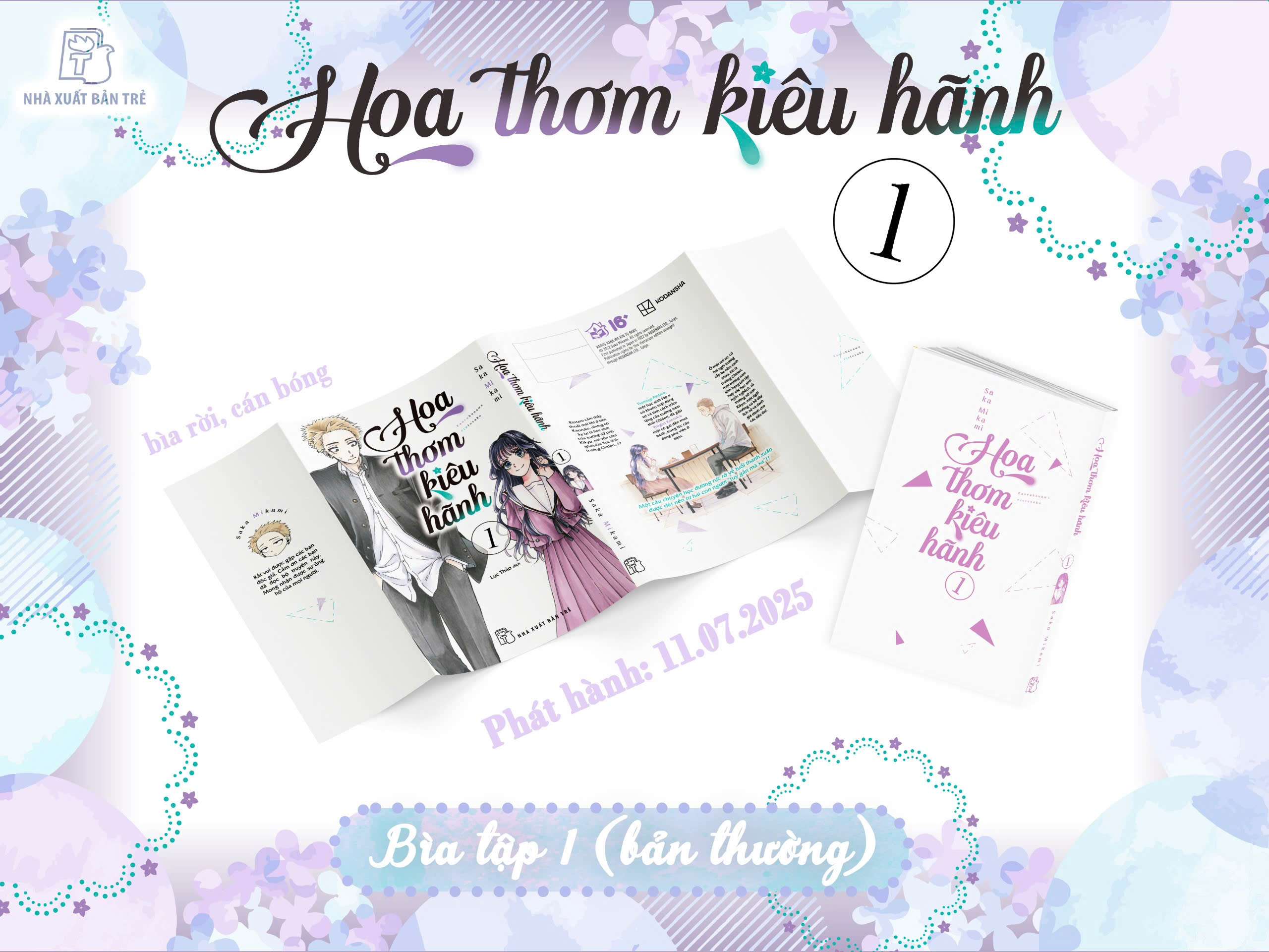 Bộ Hoa Thơm Kiêu Hãnh - Tập 1 - Tặng kèm: Bìa rời cán bóng, Card Hoa nở, Thiệp giấy Cửa sổ phía bên kia, Standee PVC Nơi ta bắt đầu - Ảnh 3
