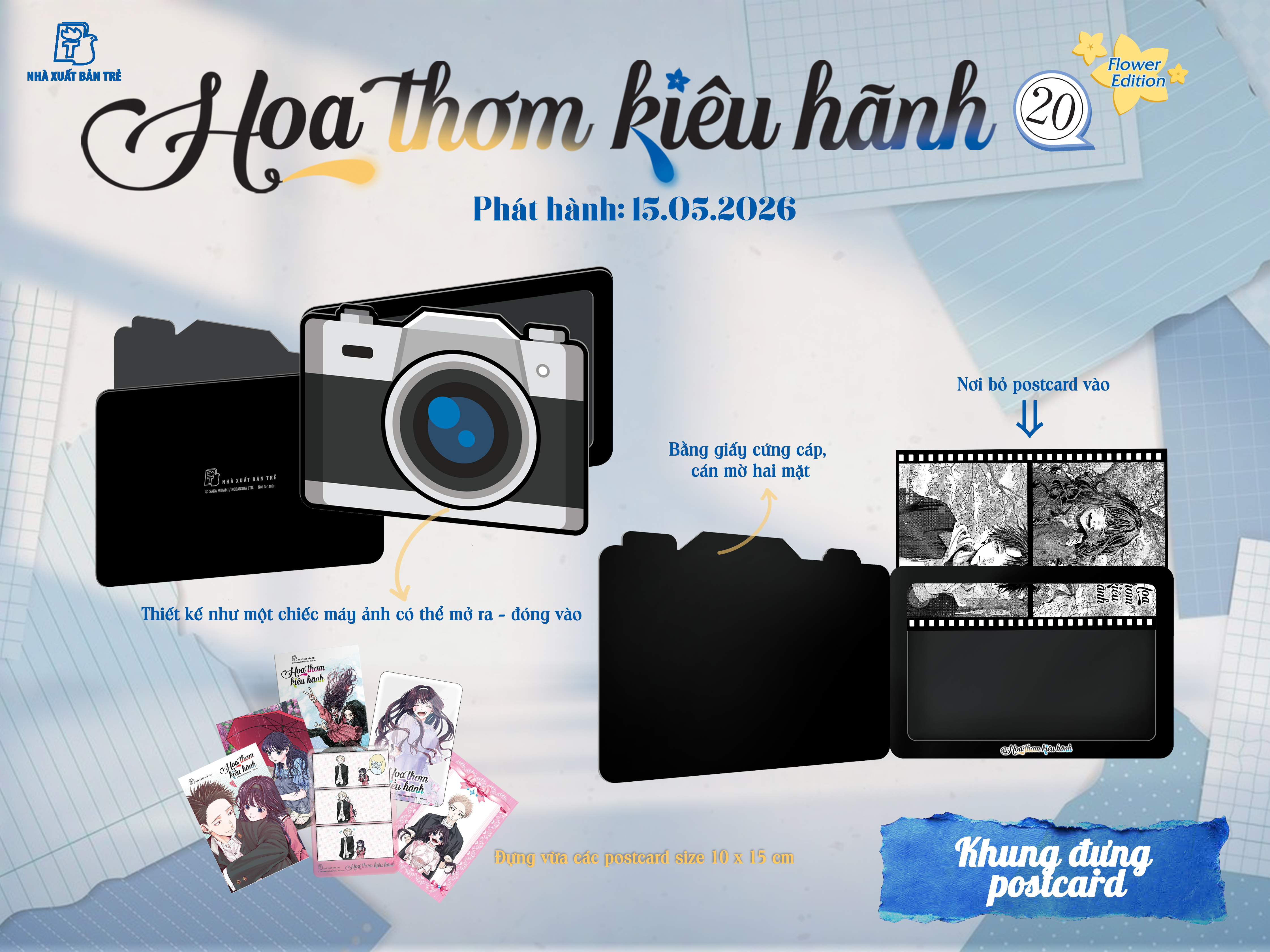 Bộ Hoa Thơm Kiêu Hãnh - Tập 20 - Flower Edition - Tặng Kèm Card + Postcard + Lót Ly + Album Đựng Postcard + Shikishi + Hộp Giấy Đựng Quà - Ảnh 6