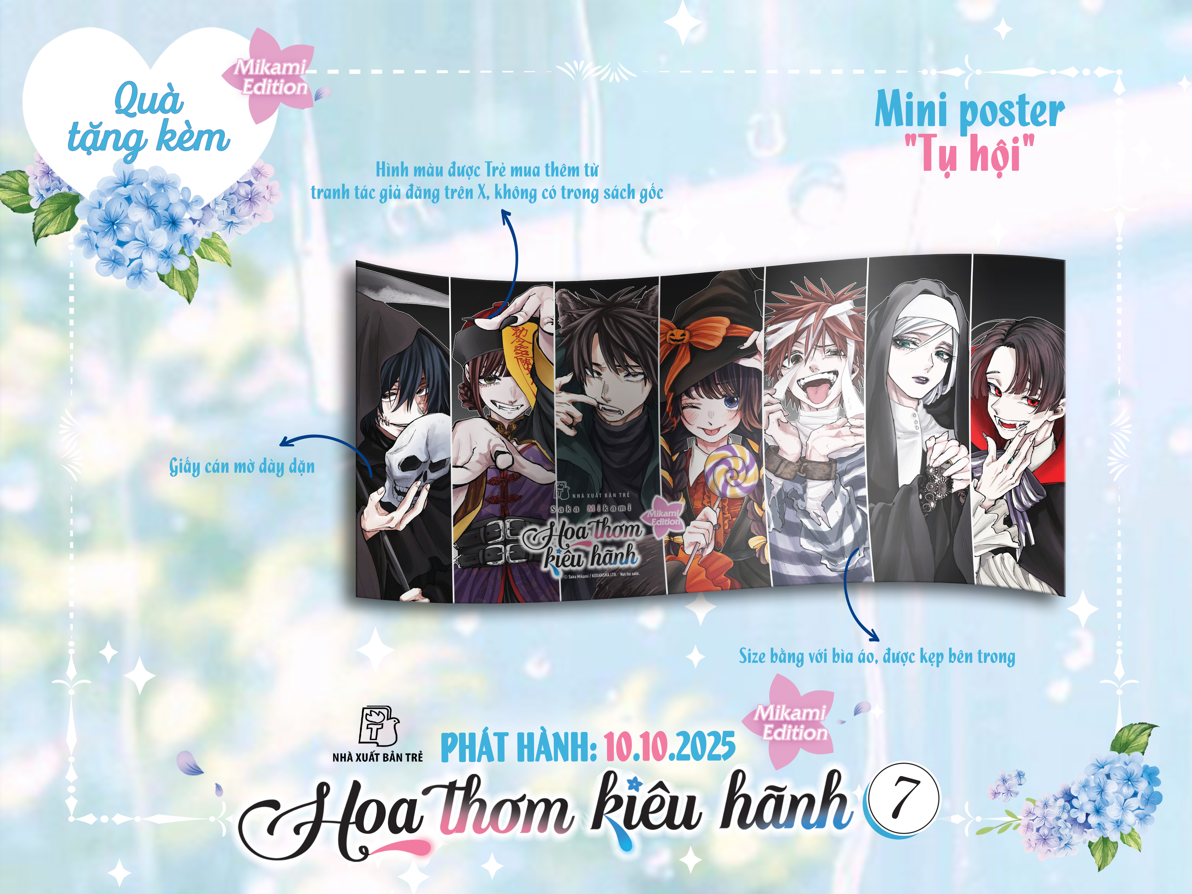 Bộ Hoa Thơm Kiêu Hãnh - Tập 7 - Mikami Edition - Tặng Kèm Card Shikishi + Standee Mica + Mini Poster + Bao Đựng Quà - Ảnh 3