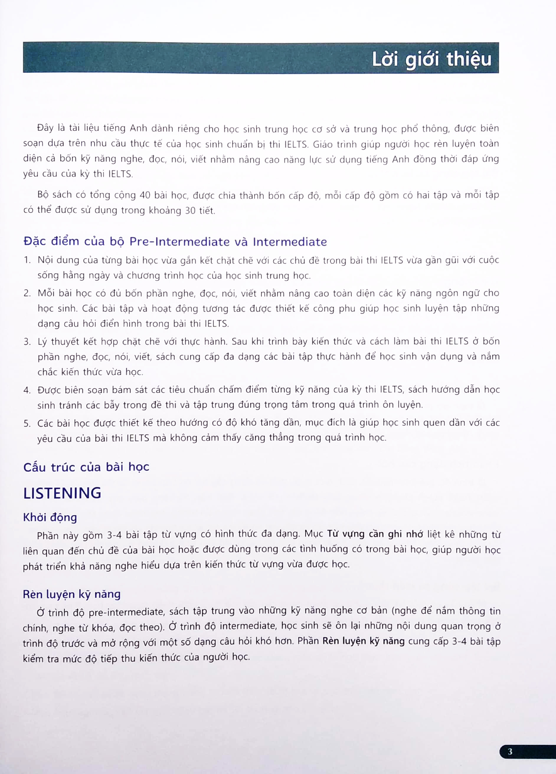 bộ ielts trung học - pre-intermediate - book 1 - Ảnh 3