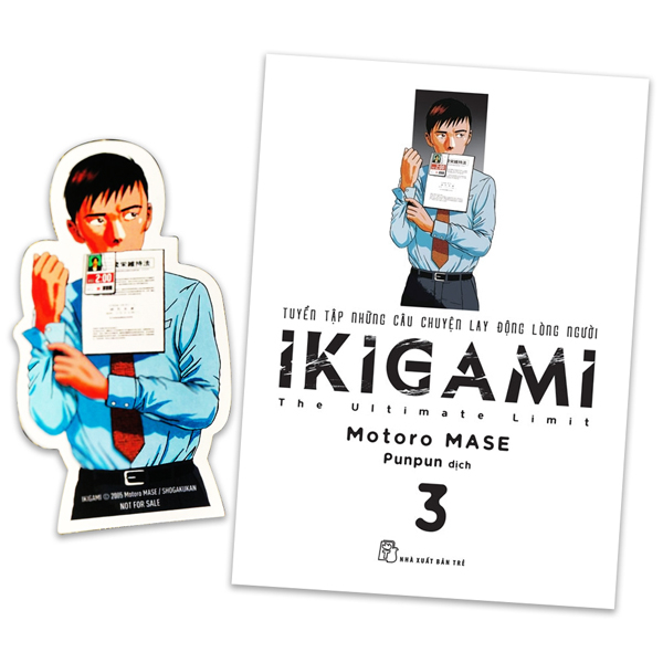 bộ ikigami - tập 3 - tặng kèm bookmark